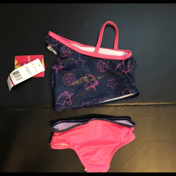 New Pink Platinum unicorn tankini - Picture 2 of 2